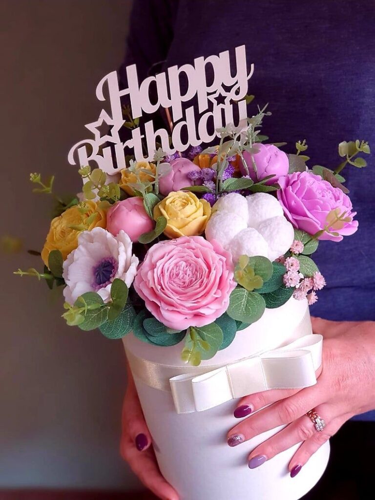 happy birthday flowers